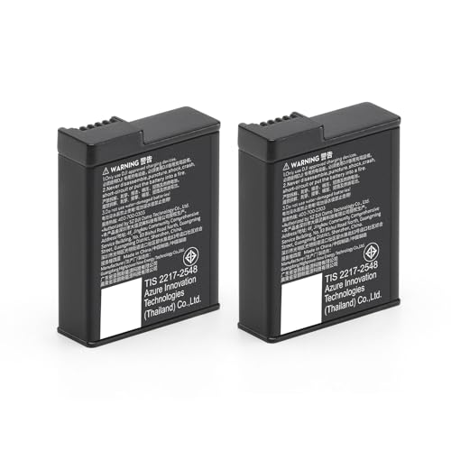 INSYOO 2 Pcs Original Osmo Action Extreme Battery Plus (1950 mAh) Compatible with DJI Osmo Action 6/5 Pro/ 4/3/ Osmo 360