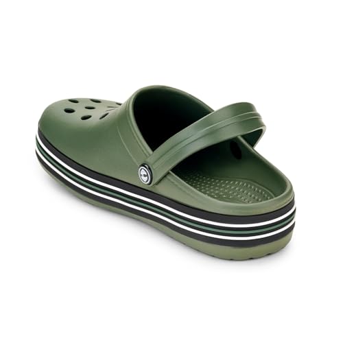 Image of Hoppa Trio Clogs for Men, Extra Soft EVA Moulded Slip-On Clogs | Lightweight, Cushioned, Water-Resistant & Non-Slip | Everyday Casual Footwear