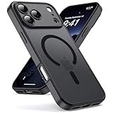Oududianzi-Funda para iPhone 17 Pro MAX Compatible con MagSafe, Carcasa de Protección Militar Anti-Choques Antigolpes-Negro