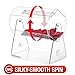 FACFUEL Acrylic Raffle Drum,Raffle Ticket Spinner with 1000 Red Raffle Tickets Single Roll,Transparent Raffle Ticket Box for Lottery Games, Bingo, Raffle Balls