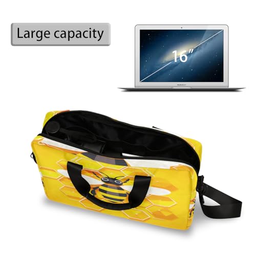 Maletín para laptop 16 pulgadas amarillo resistente al agua miniatura 5