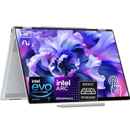 Image of HP OmniBook 7 Flip 16 inch 3K OLED Touchscreen 2-in-1 Laptop, Intel Evo Platform Core Ultra 7 258V & Arc 140V Graphics, Personalized AI, Backlit Keys, Wi-Fi 7, 32GB RAM, 512GB SSD, Windows 11, Tilt Pen