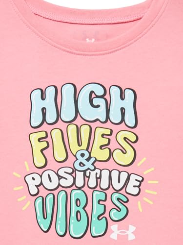 Image of Under Armour Girls Girls Short Sleeve Shirt, Crewneck, Lightweight and Breathable Athletic-t-Shirts