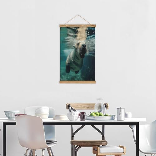 Decoración de pared de león marino para renovar tu dormitorio vacío 6