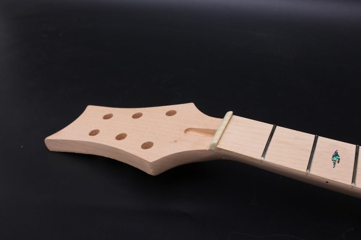 Remplacement Du Manche De Guitare Inachevé, 22 Frettes, 25 Pouces, En Acajou Et Érable
