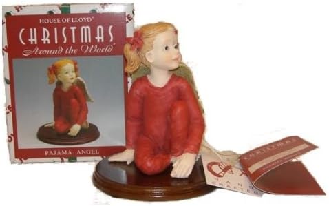 House of Lloyd Christmas Pajama Angel Figurine Toy