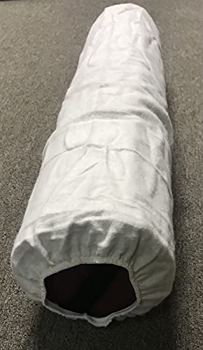 Therapist's Choice® Capa de almofada de flanela Deluxe 15 x 71 cm, cor natural