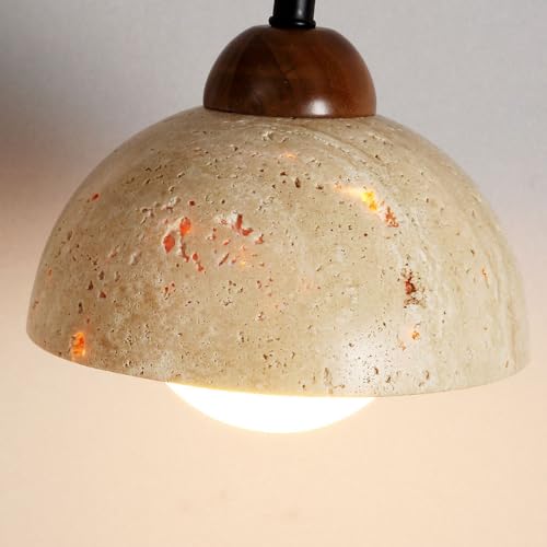 Apliques de pared inalámbricos de piedra natural para iluminar tu dormitorio de forma cálida 4