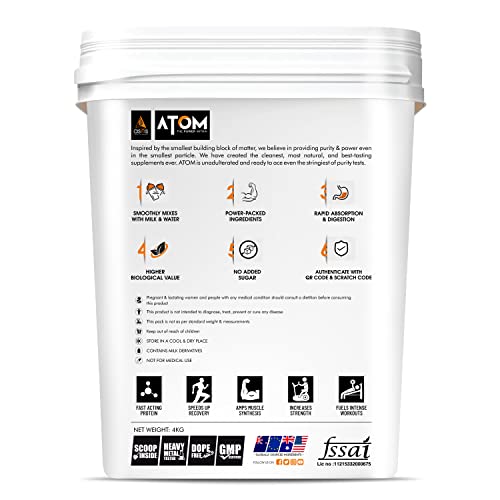 Image of As-It-Is Atom Whey Protein | 4kg | Double Rich Chocolate