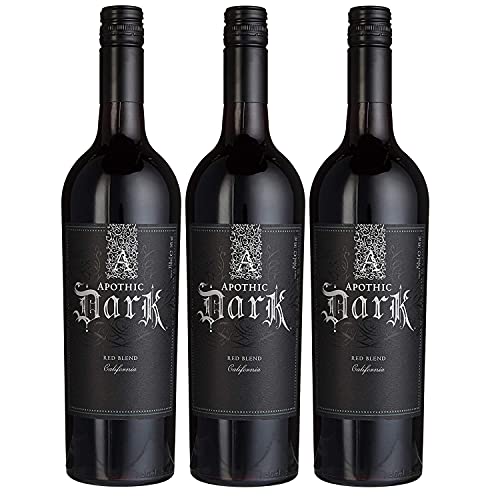 Apothic Dark Rotwein Cuvée Wein trocken Kalifornien (3 Flaschen) Cover