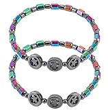 Magnettherapie Fußkettchen: Die Magnettherapie wird seit Jahren verwendet, um die Immunisierungskraft zu verbessern, Schmerzen zu lindern und die Durchblutung zu verbessern, Stress und Angstzustände abzubauen.