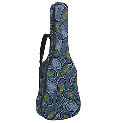 Étui de protection rembourré pour guitare acoustique classique, Multicolore 07, 42.9×16.9×4.7 in, Organiseur de sac - Les Beatles, Paul McCartney, John Lennon, RIngo Starr, George Harrison Étui de protection rembourré pour guitare acoustique classique, Multicolore 07, 42.9x16.9x4.7 in, Organiseur de sac