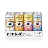Neutonic Nootropic Productivity Energy Drink | Variety Pack 12 Cans | 120mg Natural Caffeine, Zero Sugar | Support Energy, Mental Performance, Cognitive Function | Support Focus, Brain Health