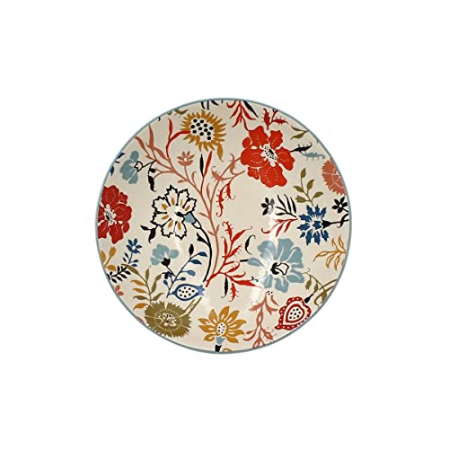 LOT 6 ASSIETTES CALOTTES JAIPUR 19CM EN GRÈS