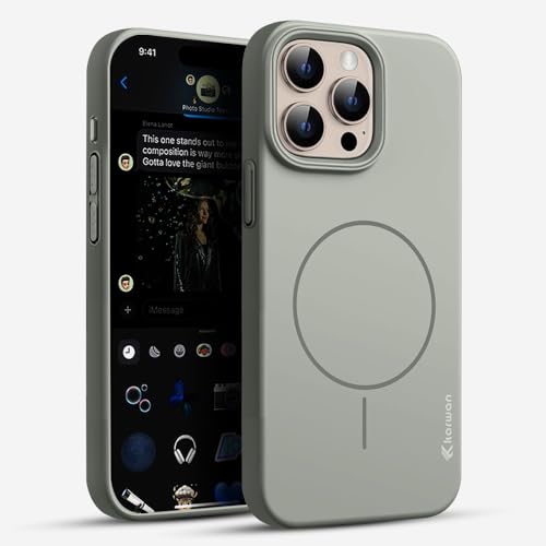 Image of KARWAN️Magnetic Ultra Slim-Fit Back Case Cover for iPhone 14 Pro Max |Hard PC Case Cover| Ultra-Thin & Light Weight with [Ultra Premium Feel] Case for iPhone 14 Pro Max(6.7 inch)(Grey)