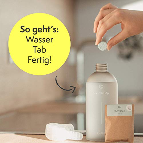 everdrop - Badreiniger - 9 Tabs - Putzmittel Tabs zum Auflösen, entfernt Kalk & Schmutz, kein Mikroplastik, reinigt… – Bild 3