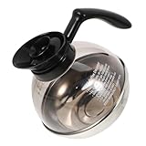 Conception ergonomique : la poignée ergonomique et la conception du bec verseur rendent le versement de l'eau dans la cafetière facile et pratique, petite carafe à café, cafetière thermique