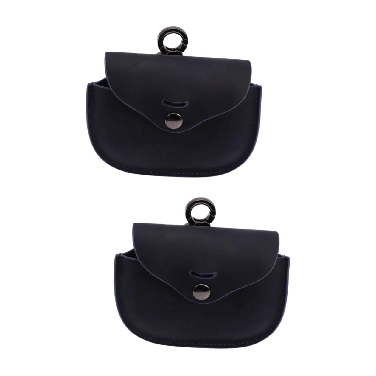HOMSFOU 2 Juegos Funda para Auriculares Inalámbricos Bolsa Protectora para Auriculares Inalámbricos Bolsa Única para Auriculares Organizador De Auriculares Piel Genuina