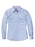 Insect Shield Women's Long Sleeve Field Shirt Pro, UPF 30+ Outdoor Fishing Shirt with Built in Bug Protection, Blue, Small