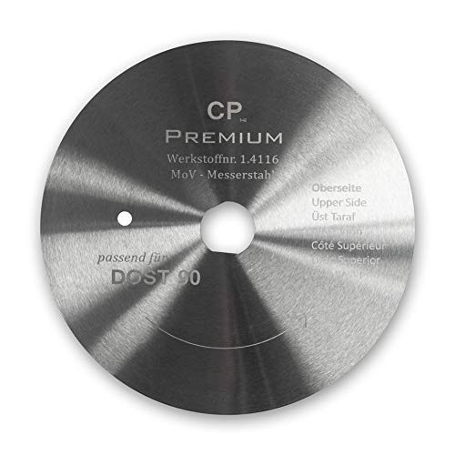 GASTRONICS Kreismesser für Dost - 90 mm, glatt - Dönermesser aus Edelstahl in Premium Qualität