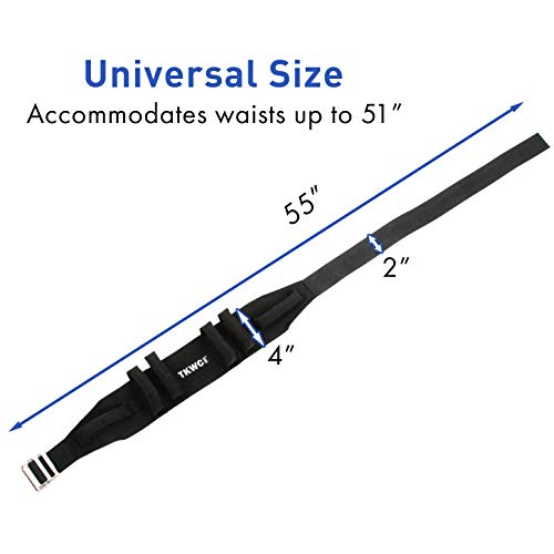 Transfer Belt With Handles By Tkwc Inc - #2305 - Lift Gait Belt With Quick Release Locking Buckle Safety Gate Belt 55" Strap #TOP4