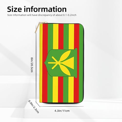 Monedero de mano versátil para móvil y llaves con diseño hawaiano 3