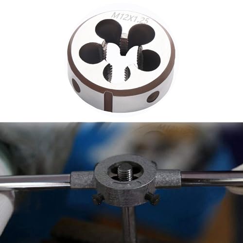 Image of M12 x 1.25 Metric Thread Tap and Die Set, M12 x 1.25mm High-speed Steel Machine Tap Die Set Right Hand
