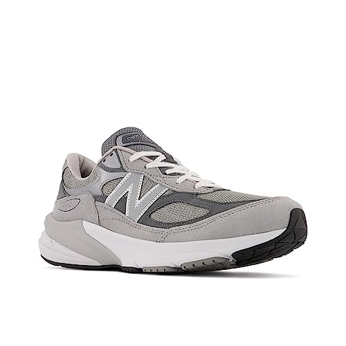 Image of New Balance Men's Made in USA 990v6 Sneakers, Grey /Grey, 9.5 Narrow