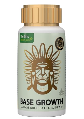 BASE GROWTH – Fertilizante Completo para Crecimiento Vegetativo | Desarrollo Óptimo Minerales Balanceados | Estimula Raíces Fuertes Hojas Grandes | Ideal Plantas Exigentes en Interior y Exterior 500ml