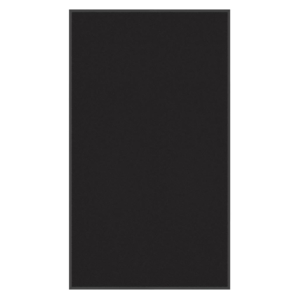 vidaXL Fußmatte Schwarz 115x200 cm