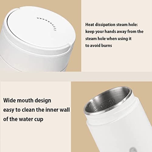 Tetera eléctrica OLOTU 500 ml acero inoxidable miniatura 7