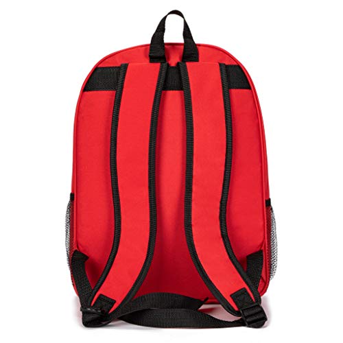 Red Emergency Bag First Aid Backpack Empty Medical Treatment First Responder Trauma Bags for Camping Cycling Hiking Daycare Outdoors (Red) - Image 4