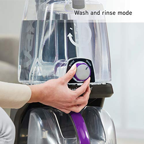 Vax Rapid Power Refresh Tapijtreiniger | Diep schoon en laat tapijten drogen in minder dan 1 uur | XL tankcapaciteit - CDCW-RPXR, paars en grijs, 4,7L, 1200W - Image 7