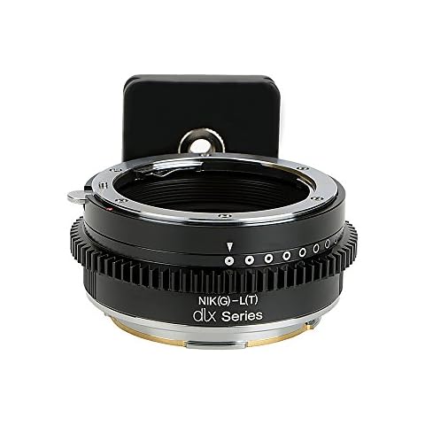 Fotodiox DLX Lens Mount Adapter Compatible with Nikon F-mount G-Type Lenses to Leica L-Mount Cameras Cover