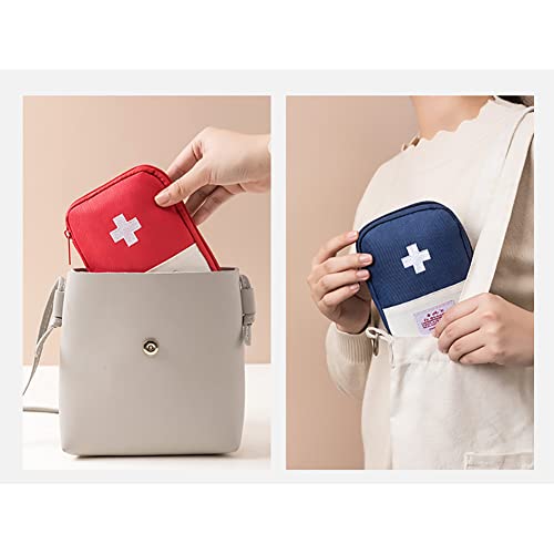 Image of Eforcase 4PCS Travel Mini Empty First Aid Pouch, Portable Empty Aid Medical Bag,Empty Medicine Bag Emergency Kit Storage Bag Empty