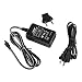 HQRP AC Adapter Works with Sony CyberShot AC-LS5K AC-LS5 DSC-G1 DSC-G3 DSC-W290 DSC-W300 DSC-P200 DSC-P150 DSC-P200/R DSC-V3 DSC-W120 DSC-S750 DSC-S90 Digital Camera Power Supply + Euro Plug Adapter