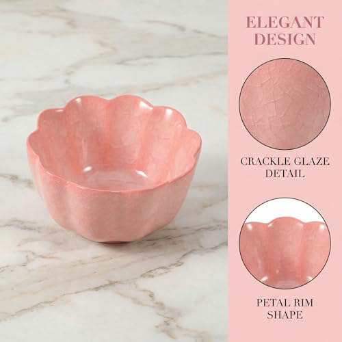 Bowl facial de cerámica rosa para mezclar aceites esenciales 60ml miniatura 2