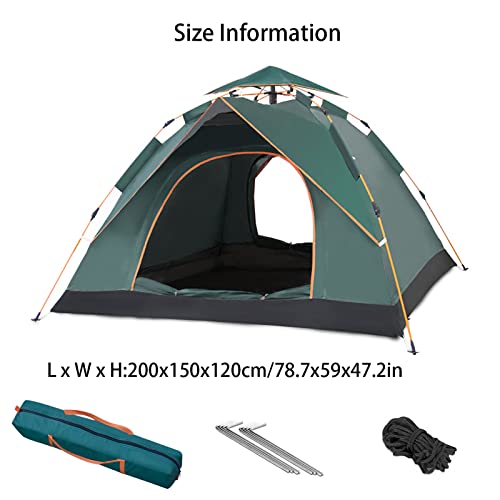 Carpa portátil impermeable para camping 2 personas miniatura 7