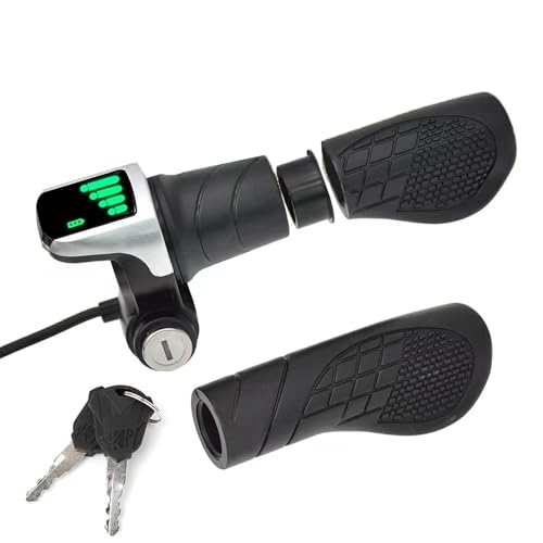 TMYSOOR 36V Universal Twist Grip Throttle with LCD Power Indicator