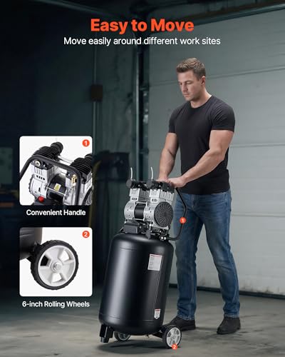 VEVOR 2HP 20 Gallon Portable Compressor