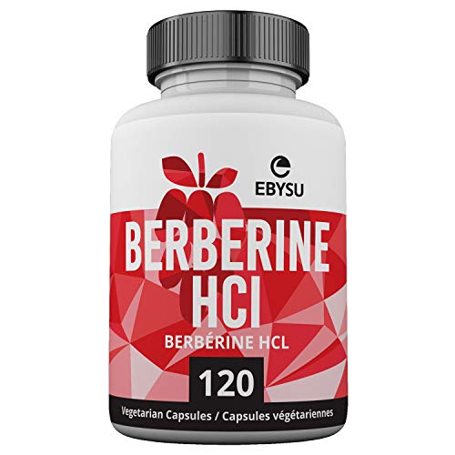 EBYSU Berberine HCl - Glucose Metabolism Support Supplement – 120 Capsules