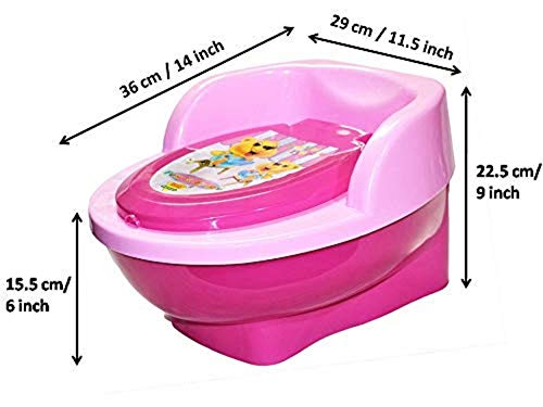 Image of Nabhya Baby Care Baby Potty Training Seat Potty Seat Vary Color Potty Seat (Random Color) (Baby Style)
