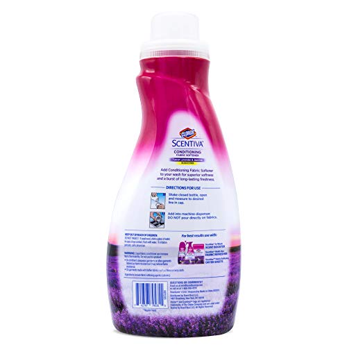 Clorox Scentiva Liquid Fabric Softener, Tuscan Lavender & Jasmine, 41 Fl Oz - image 6