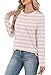 Long Sleeve Shirts for Women Striped Color Block Business Casual Tops Womens Early Fall Fashion 2025 Blouses Striped Tees Tshirts Cute Work School Outfits Teachers Trendy Clothes Winter Clothing M