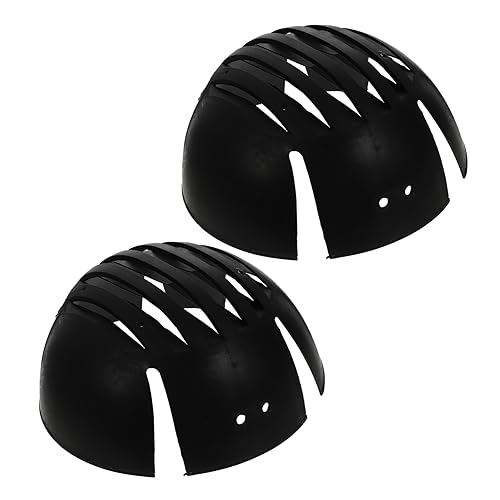 ELAYARD Supporto Interno Per Cappellini Da Baseball Plastico Nero, Protezione Per Tappi, Fodera Contornata Angoli Arrotondati, Set Da 2 Pezzi Per Uso Esterno e Modellatura Capi