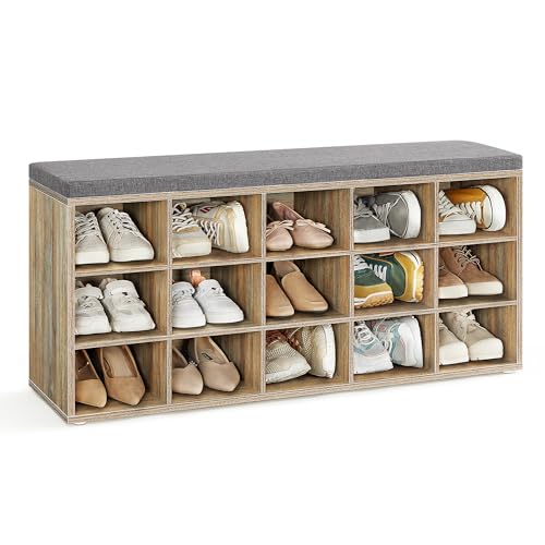 VASAGLE Banco Zapatero Mueble Zapatero