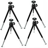 GARIOUANS 4 Stück Kleiner Handystativ Teleskopisches Zweisegment Dreibeinstativ Kleines Desktop...