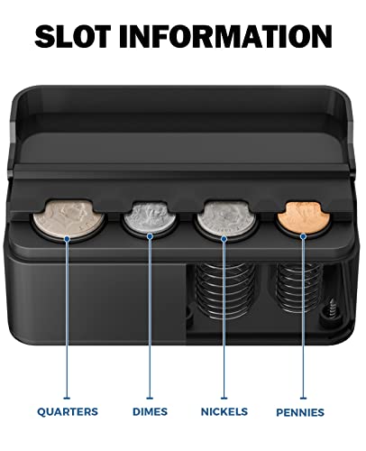 image for JOYTUTUS Coin Holder for Car Change Organizer Universal Storage Coin M