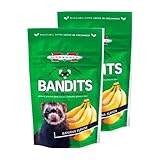 Marshall Bandits Premium Ferret Treats – Banana Flavor – 3 oz Each – Soft, Chewy Snacks for Training, Bonding & Daily Treating (Pack of 2)