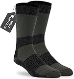 Content - 70% Merino Wool, 25% Nylon, 5% Spandex Sizes available: X-Small (Kids 8-11 Shoe) Small - (1-4 Men & 2-5 Women) Medium (Women's 7-10 Shoe / Men's 6-9 Shoe) Large (Men's 8-13 Shoe / Women's 9 -13 Shoe) X-Large (Men's 14-16 Shoe) Double Cuff, ...